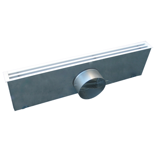 Fixed blades linear diffuser.